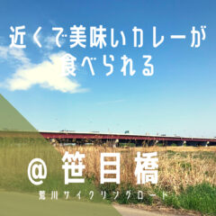 【笹目橋（ささめばし）】美味しいカレーが食べたらる！？／荒サイ／橋情報／グルメ