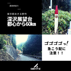 【展望台巡り】ちょっと急すぎるでしょ｜深沢展望台｜標高396m｜東京あきる野市｜展望台情報